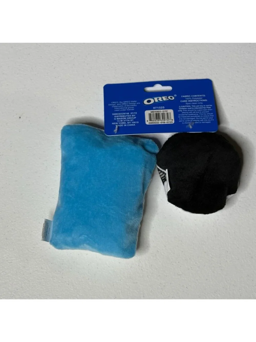Oreo Cat Toy 2 Pack Plush Cookie Catnip Toy Pet Play